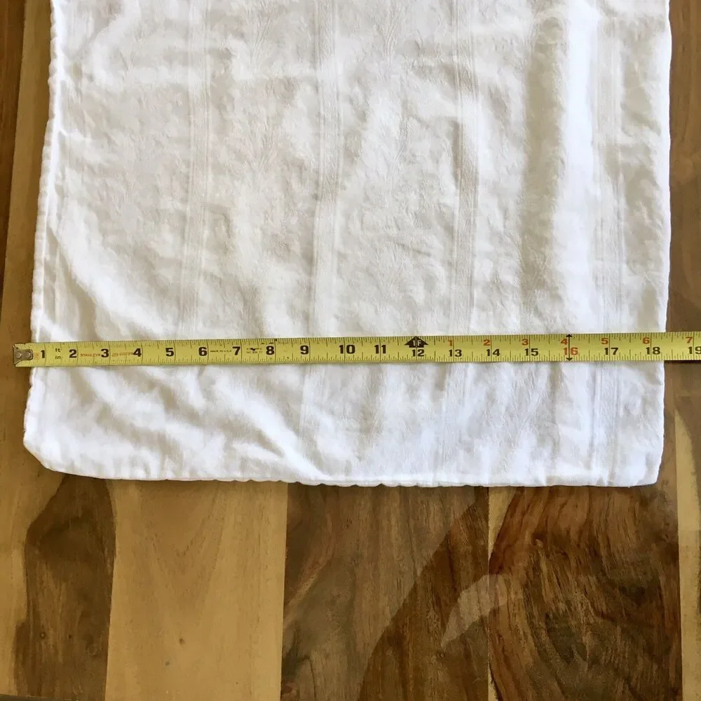 lot of 3 White Vintage pillow Covers